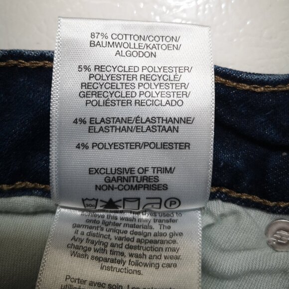 NWT Silver Jean Co. Ladies Size Medium Indigo Wash Hi-Rise Skinny Infinite Fit - Picture 10 of 11